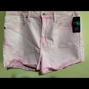 Wild Fable Pink Denim Shorts